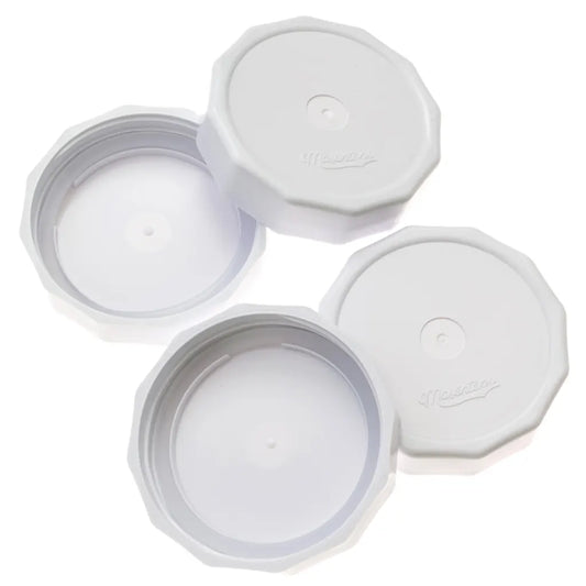 White Tough Top Airtight Lids