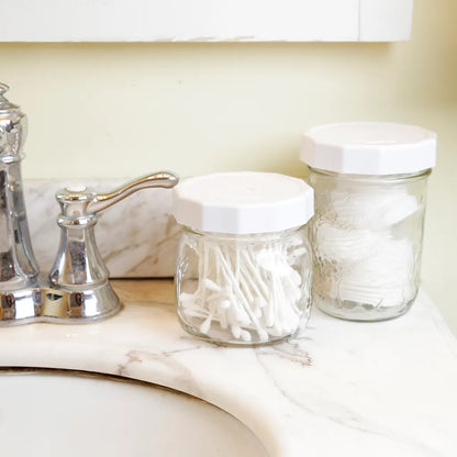 White Tough Top Airtight Lids