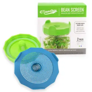 Bean Screen Sprouting Lid | Mason jar home grown micro sprouts